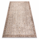 Tapis en laine NAIN Ornement, cadre, vintage 1540/51655 gris / beige