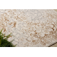 Vilnonis kilimas VILLA Ornamentas 1279/51633 kreminės / smėlio spalvos