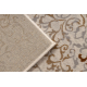 Vilnonis kilimas VILLA Ornamentas 1279/51633 kreminės / smėlio spalvos
