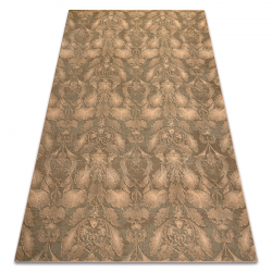 Ullteppe OMEGA DIUNA Blomster beige / grønn