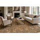 вовняний килим OMEGA DIUNA квіти, пастель бежевий / зелений