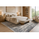 FROJE 1748 Abstraction Carpet – Scandinavian style, textured, modern cream / grey 