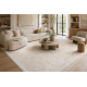 FROJE 1753 Bohemske linjer teppe – skandinavisk stil, teksturert, moderne krem / beige