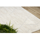 FROJE 1753 Bohemske linjer teppe – skandinavisk stil, teksturert, moderne krem / beige