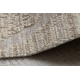 FROJE 1753 Bohemske linjer teppe – skandinavisk stil, teksturert, moderne krem / beige