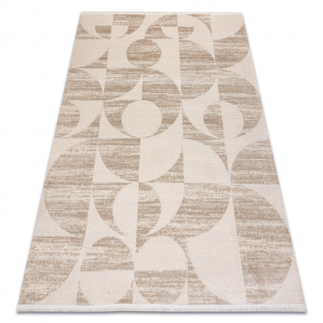 Tapis FROJE 1773 Géométrique – Style scandinave, texturé, moderne crème / beige
