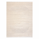 FROJE 3607 Lines Carpet – Scandinavian style, textured, modern cream / beige