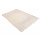 FROJE 3607 Linjer tæppe – skandinavisk stil, tekstureret, moderne creme / beige