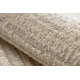Preproga FROJE 3607 Linije – skandinavski slog, teksturirana, moderna krem / bež barva