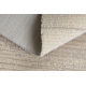 FROJE 3607 Lines Carpet – Scandinavian style, textured, modern cream / beige