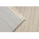 FROJE 3607 Lines Carpet – Scandinavian style, textured, modern cream / beige