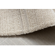 FROJE 3614 Lines, frame Carpet – Scandinavian style, textured, modern cream / beige