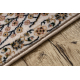Tapis en laine NAIN Fleurs, cadre 1639/51333 beige / bleu