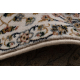 Tapis en laine NAIN Fleurs, cadre 1639/51333 beige / bleu