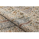 Tapis en laine NAIN Fleurs, cadre 1639/51333 beige / bleu