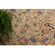 Matta Ull NAIN Ornament, ram 1642/51355 beige / rödvin