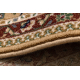 Wollen tapijt NAIN Ornament, frame 1642/51355 beige / kastanjebruin