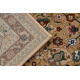 Wollen tapijt NAIN Ornament, frame 1642/51355 beige / kastanjebruin