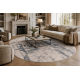Koberec Vlna NAIN oválny vintage 7005/50955 šedá / tmavo modrá