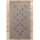 TAPPETO DI SPAGO SIZAL FLOORLUX 20079 Piazze argento / nero - PRODOTTO DI SECONDO GRADO