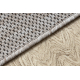 MATTA SIZAL FLOORLUX 20079 Kvadrater silver / svart - ANDRA-KLASSEN PRODUKT