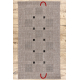 Tapete SIZAL FLOORLUX 20079 Quadrados prata / preto - PRODUTO DE SEGUNDA GRAU