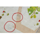 Tapis lavable BAMBINO 1165 zoo pour les enfants antidérapant beige - PRODUIT DE DEUXIÈME QUALITÉ