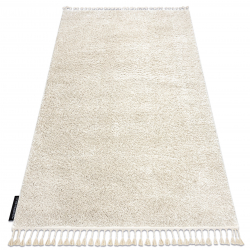 Alfombra BERBER 9000 crema Franjas Bereber Marroquí Shaggy - PRODUCTO DE SEGUNDA CLASE 
