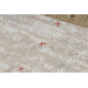 Tapis BLISS Z219AZ152 beige clair / crème - Abstraction, moderne, structurel - PRODUIT DE DEUXIÈME QUALITÉ