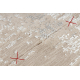 Tapis BLISS Z219AZ152 beige clair / crème - Abstraction, moderne, structurel - PRODUIT DE DEUXIÈME QUALITÉ