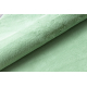 Tapis BUNNY cercle vert IMITATION DE FOURRURE DE LAPIN - PRODUIT DE DEUXIÈME QUALITÉ
