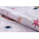 BAMBINO 48060 plovimo kilimas Princesė, žvaigždės vaikams neslystantis - rožinis - ANTROS KLASĖS PRODUKTAS