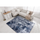 MIRO 51924.805 tvättmatta abstraktion metrisk halkskydd - grå / blå - ANDRA-KLASSEN PRODUKT
