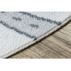 Tapijt BONO 8283 cirkel Straat, dieren crème/lichtgrijs - TWEEDE-KLASSE PRODUCT