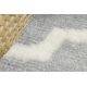 BCF Tapis, tapis de couloir Morad TRELIS Treillis marocain - gris clair - PRODUIT DE DEUXIÈME QUALITÉ