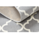 BCF Tapis, tapis de couloir Morad TRELIS Treillis marocain - gris clair - PRODUIT DE DEUXIÈME QUALITÉ