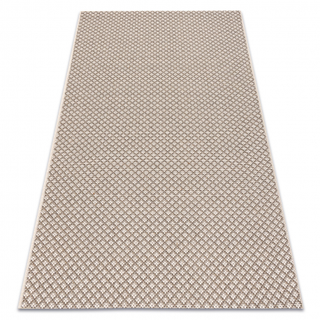 Килим SIZAL FLOORLUX 50002 диаманти шампанско / тъмнокафяв