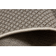Килим SIZAL FLOORLUX 50002 диаманти шампанско / тъмнокафяв