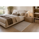 TAPIS EN CORDE SIZAL FLOORLUX 50001 Lignes champagne / taupe
