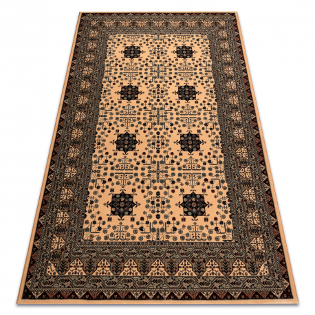 Tæppe villaa KASHQAI 4302 103 orientalsk, ramme beige / grøn