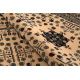 Tæppe villaa KASHQAI 4302 103 orientalsk, ramme beige / grøn