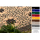 Tapis en laine KASHQAI 4302 103 oriental, cadre beige / vert