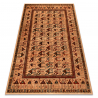 Dywan wełniany KASHQAI 4304 101 orientalny, ramka łososiowy / zielony