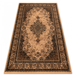 Koberec KASHQAI 4355 100 orientálne, rámové, ornament béžová / zelený