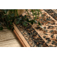 Preproga volna KASHQAI 4355 100 orientalski, okvir, ornament bež / zelena