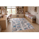 BAMBINO 61560 matto Kaupunki, kadut lapsille liukumaton - beige / sininen