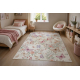 BAMBINO 61450 tapijt wasbaar Vlinders voor kinderen antislip - room / roze