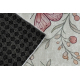 BAMBINO 61450 tapijt wasbaar Vlinders voor kinderen antislip - room / roze