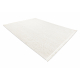 Vloerkleed NANO FH93A Enkele kleur, lus, platgeweven wit