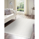 Vloerkleed NANO FH93A Enkele kleur, lus, platgeweven wit